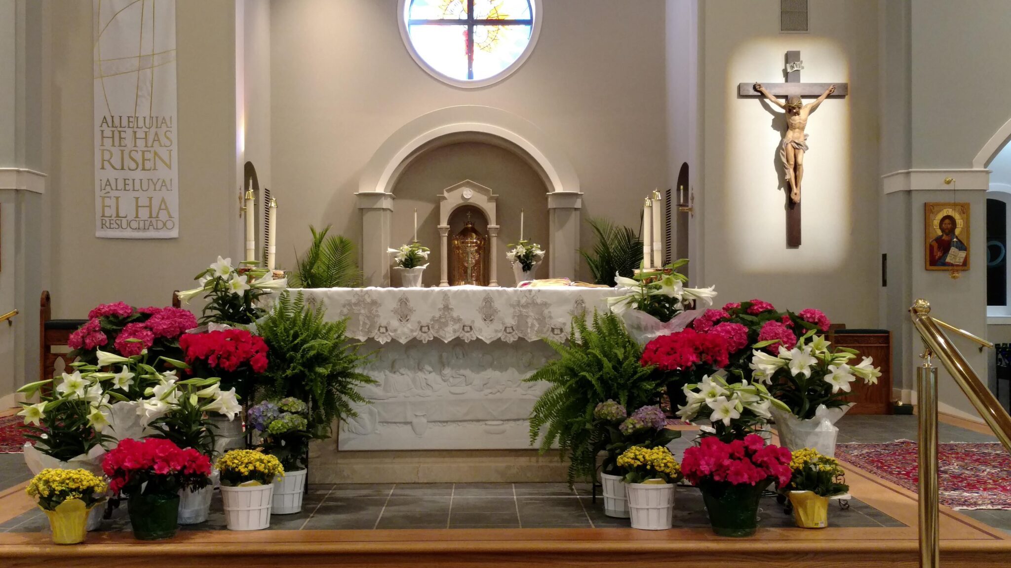Easter mass schedule holy spirit catholic church